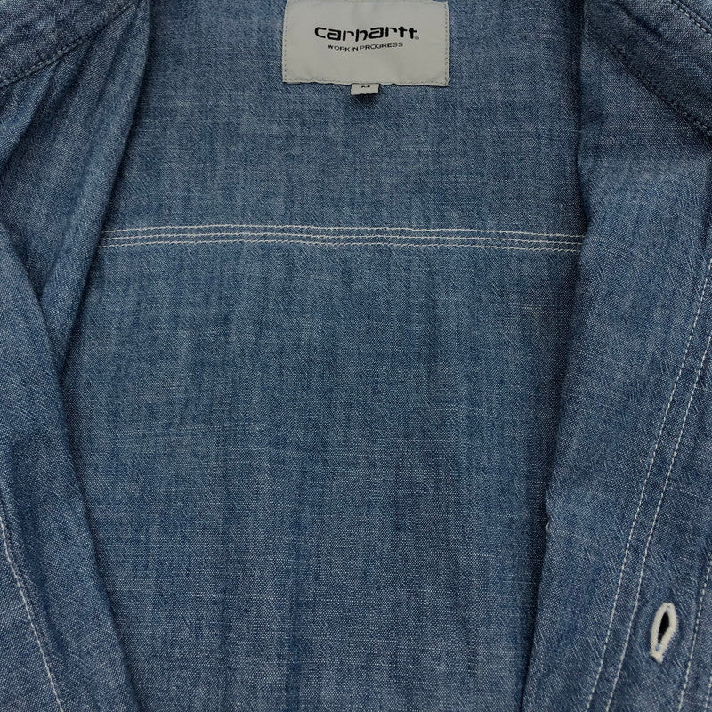 【中古品】【メンズ】 Carhartt カーハート I012297 長袖シャンブレーシャツ カジュアルシャツ トップス 145-250629-hn-05-fur サイズ：M カラー：ブルー系 万代Net店