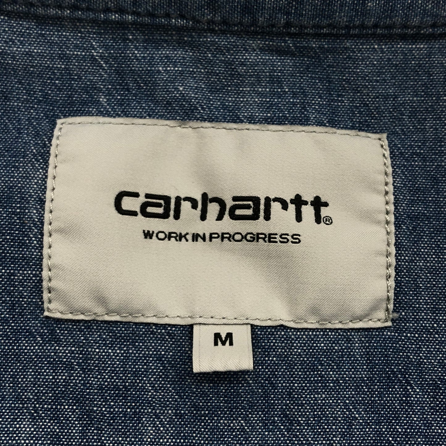 【中古品】【メンズ】 Carhartt カーハート I012297 長袖シャンブレーシャツ カジュアルシャツ トップス 145-250629-hn-05-fur サイズ：M カラー：ブルー系 万代Net店