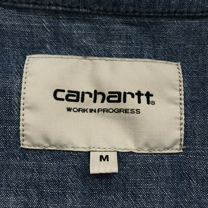 【中古品】【メンズ】 Carhartt カーハート I012297 長袖シャンブレーシャツ カジュアルシャツ トップス 145-250629-hn-05-fur サイズ：M カラー：ブルー系 万代Net店