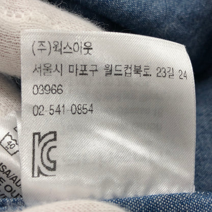 【中古品】【メンズ】 Carhartt カーハート I012297 長袖シャンブレーシャツ カジュアルシャツ トップス 145-250629-hn-05-fur サイズ：M カラー：ブルー系 万代Net店