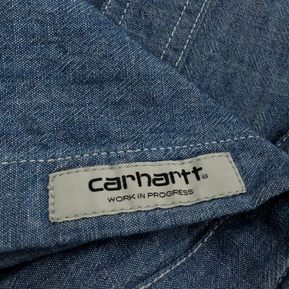 【中古品】【メンズ】 Carhartt カーハート I012297 長袖シャンブレーシャツ カジュアルシャツ トップス 145-250629-hn-05-fur サイズ：M カラー：ブルー系 万代Net店