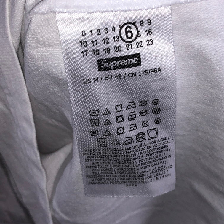 【中古品】【メンズ/レディース】 Supreme シュプリーム Supreme × MM6 MAISON MARGIELA BOX LOGO Tee 149-251211-SY-03-iwa サイズ：M 万代Net店