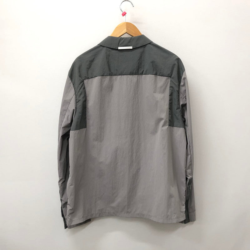 【中古品】【メンズ】 A-COLD-WALL アコールドウォール ナイロン 長袖シャツ トップス 141-240401-at-5-tei サイズ：S カラー：グレー 万代Net店