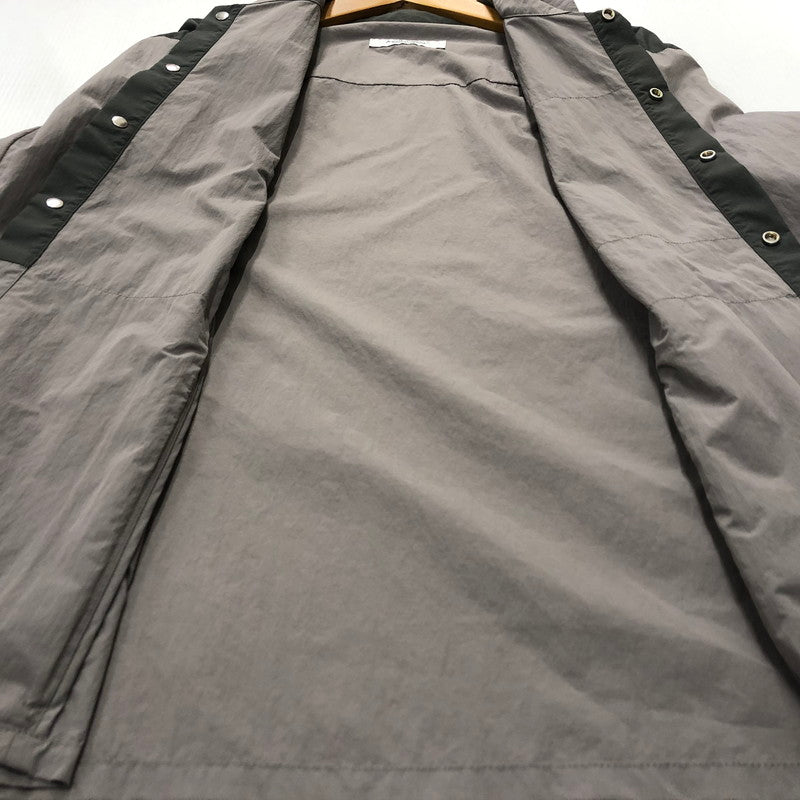【中古品】【メンズ】 A-COLD-WALL アコールドウォール ナイロン 長袖シャツ トップス 141-240401-at-5-tei サイズ：S カラー：グレー 万代Net店