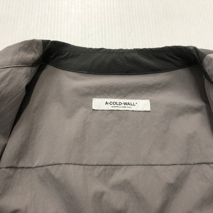 【中古品】【メンズ】 A-COLD-WALL アコールドウォール ナイロン 長袖シャツ トップス 141-240401-at-5-tei サイズ：S カラー：グレー 万代Net店