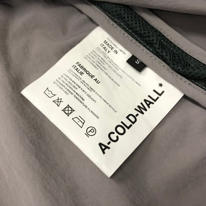 【中古品】【メンズ】 A-COLD-WALL アコールドウォール ナイロン 長袖シャツ トップス 141-240401-at-5-tei サイズ：S カラー：グレー 万代Net店