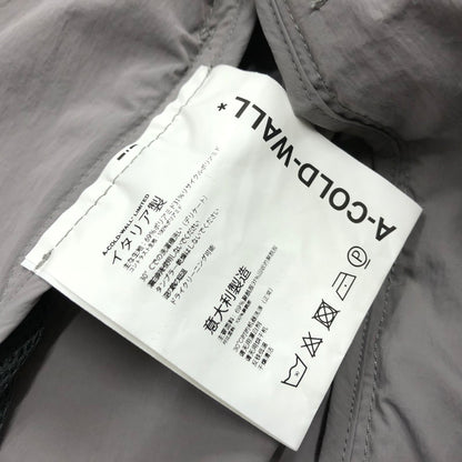 【中古品】【メンズ】 A-COLD-WALL アコールドウォール ナイロン 長袖シャツ トップス 141-240401-at-5-tei サイズ：S カラー：グレー 万代Net店