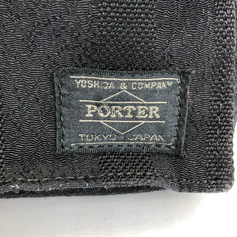 【中古品】【メンズ】 PORTER ポーター PORTER ポーター 吉田カバン ボディバッグ 188-240729-wy-20-tom カラー：ブラック 万代Net店