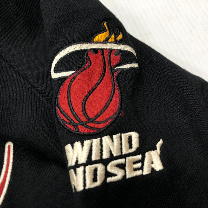 【中古品】【メンズ】 WINDANDSEA ウィンダンシー MIAMI ZIP PARKA マイアミ ジップ パーカー 142-240112-tk-9-tei サイズ：XL カラー：ブラック 万代Net店