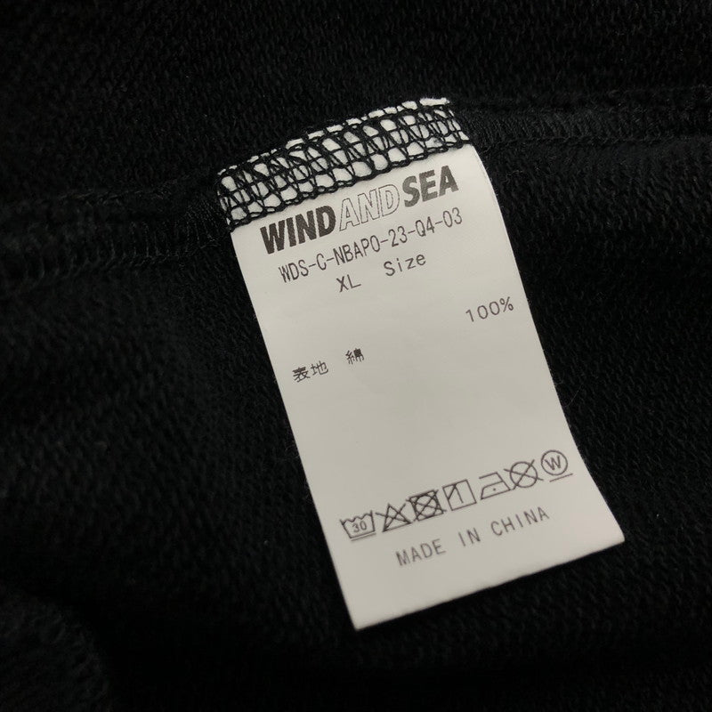 【中古品】【メンズ】 WINDANDSEA ウィンダンシー MIAMI ZIP PARKA マイアミ ジップ パーカー 142-240112-tk-9-tei サイズ：XL カラー：ブラック 万代Net店