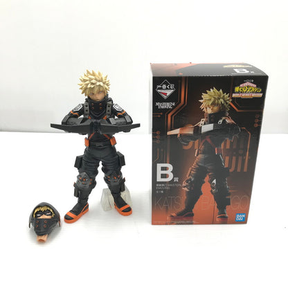 【中古美品】 一番くじ 僕のヒーローアカデミア THE MOVIE WORLD HEROES‘ MISSION A賞 緑谷 B賞 爆豪 C賞 轟 MASTERLISE EMOVING 3体セット 開封済み 051-260609-ti-08-tag 万代Net店
