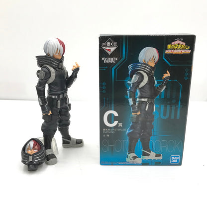 【中古美品】 一番くじ 僕のヒーローアカデミア THE MOVIE WORLD HEROES‘ MISSION A賞 緑谷 B賞 爆豪 C賞 轟 MASTERLISE EMOVING 3体セット 開封済み 051-260609-ti-08-tag 万代Net店