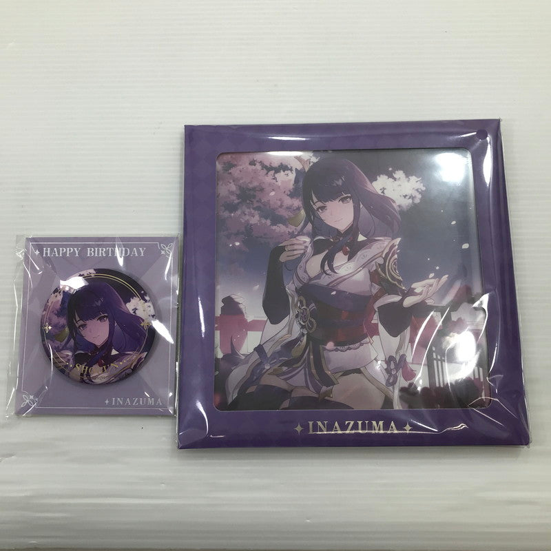 【中古美品】 雷電将軍 命定の日 キャラ誕生日グッズセット 原神 miHoYo 内パッケージ未開封 箱イタミあり 052-260616-ti-16-tag 万代Net店