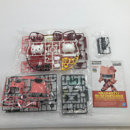 【中古美品】 ハローキティ シャア専用ザクⅡ SDガンダム クロスシルエット ガンプラ 内パッケージ未開封・未組立 058-260616-ti-06-tag 万代Net店