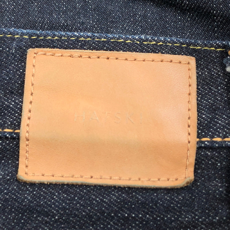【中古品】【メンズ】 HATSKI ハツキ REGULAR TAPERED DENIM HTK-22002 レギュラー テーパード デニムパンツ ボトムス 151-260822-hn-01-fur サイズ：3 カラー：インディゴ 万代Net店