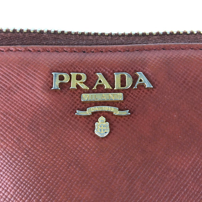 【中古品】【レディース】 PRADA プラダ 1M0506/SAFFINO METAL 長財布 181-250212-NS-2-iwa カラー：パパイヤオレンジ 万代Net店