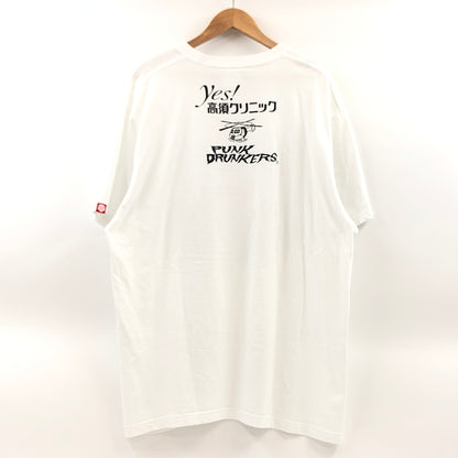 【中古品】【メンズ】 PUNK DRUNKERS パンクドランカーズ × 高須クリニック 半袖Tシャツ トップス 142-260607-hn-04-fur サイズ：XXL カラー：ホワイト 万代Net店