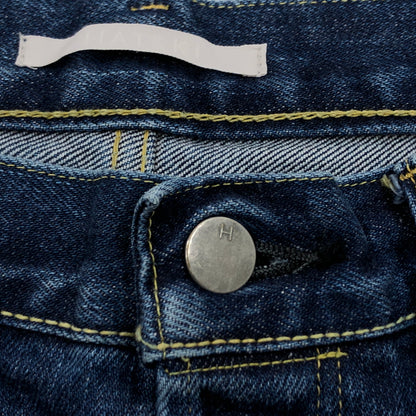 【中古品】【メンズ】 HATSKI ハツキ LOOSE TAPERED DENIM －USED－Blue HTK-22001-U ルーズ テーパード デニムパンツ ユーズド ブルー ボトムス 151-260822-hn-02-fur サイズ：3 カラー：インディゴ系 万代Net店