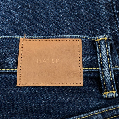【中古品】【メンズ】 HATSKI ハツキ LOOSE TAPERED DENIM －USED－Blue HTK-22001-U ルーズ テーパード デニムパンツ ユーズド ブルー ボトムス 151-260822-hn-02-fur サイズ：3 カラー：インディゴ系 万代Net店