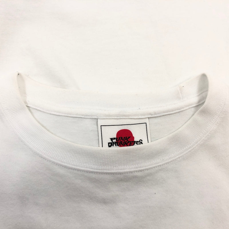 【中古品】【メンズ】 PUNK DRUNKERS パンクドランカーズ × 高須クリニック 半袖Tシャツ トップス 142-260607-hn-04-fur サイズ：XXL カラー：ホワイト 万代Net店