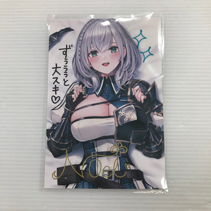 【中古品】 ホロライブ 白銀ノエル 活動2周年記念 直筆メッセージ＋複製サイン入り ポストカード 封筒欠品 本体のみ 角折れ・へこみあり 053-260616-ti-21-tag 万代Net店