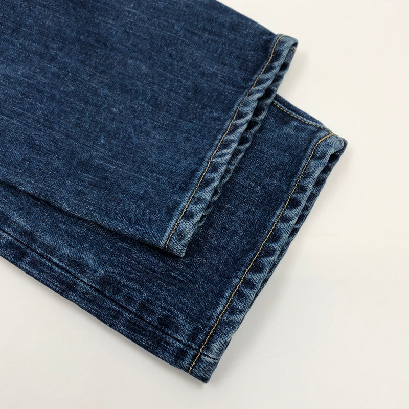 【中古品】【メンズ】 HATSKI ハツキ LOOSE TAPERED DENIM －USED－Blue HTK-22001-U ルーズ テーパード デニムパンツ ユーズド ブルー ボトムス 151-260822-hn-02-fur サイズ：3 カラー：インディゴ系 万代Net店