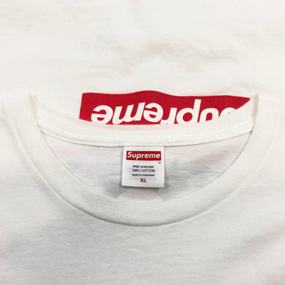 【中古品】【メンズ】 SUPREME シュプリーム × SPONGEBOB スポンジボブ 25SS CASTELLI RACING L/S TEE 長袖Tシャツ トップス 149-260607-hn-05-fur サイズ：XL カラー：ホワイト 万代Net店