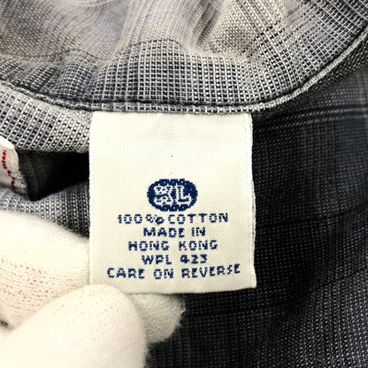 【中古品】【メンズ】 LEVI'S リーバイス DRY GOODS 90S OMBRE CHECK SHIRT ドライグッズ オンブレチェックシャツ 半袖 トップス 146-260613-hn-01-fur サイズ：XL カラー：グレー系 万代Net店