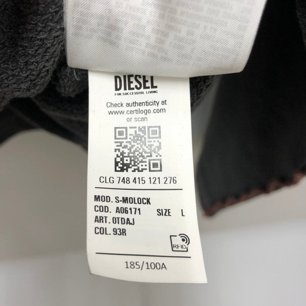 【中古品】【メンズ】 DIESEL ディーゼル DIESEL S‐MOLOCK スウェット 141-250129-wy-6-tomh サイズ：L カラー：グレー 万代Net店