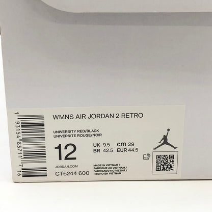 【中古品】【メンズ】 NIKE ナイキ WMNS AIR JORDAN 2 RETRO CT6244-600 ウィメンズ エアジョーダン2 レトロ スニーカー シューズ 靴 160-251224-hn-03-fur サイズ：29.0cm US 12 カラー：マルチカラー 万代Net店
