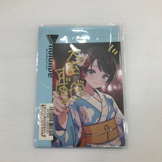 【中古品】 ホロライブ 大空スバル 誕生日記念2021 直筆サイン入りポストカード 開封済み 封筒にイタミあり 053-260616-ti-25-tag 万代Net店