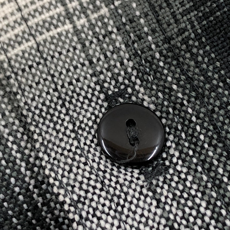 【現状渡し品】【メンズ】 CALTOP キャルトップ OMBRE CHECK L/S SHIRT ＃2000 オンブレチェックシャツ 長袖シャツ カジュアルシャツ トップス 142-260613-hn-02-fur サイズ：XL カラー：ブラック/ホワイト 万代Net店