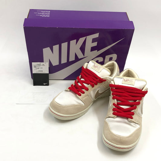 【中古品】【メンズ】 NIKE SB ナイキエスビー DUNK LOW PRM CITY OF LOVE "SAIL/WHITE" FZ5654-100 ダンク ロー PRM シティ オブ ラブ セイル/ホワイト スニーカー 靴 160-251224-hn-04-fur サイズ：28.0cm US 10 カラー：ベージュ系/ホワイト 万代Net店