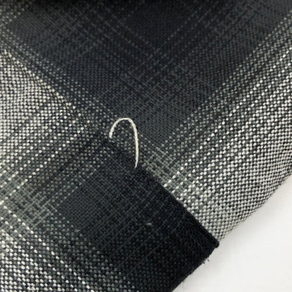 【現状渡し品】【メンズ】 CALTOP キャルトップ OMBRE CHECK L/S SHIRT ＃2000 オンブレチェックシャツ 長袖シャツ カジュアルシャツ トップス 142-260613-hn-02-fur サイズ：XL カラー：ブラック/ホワイト 万代Net店