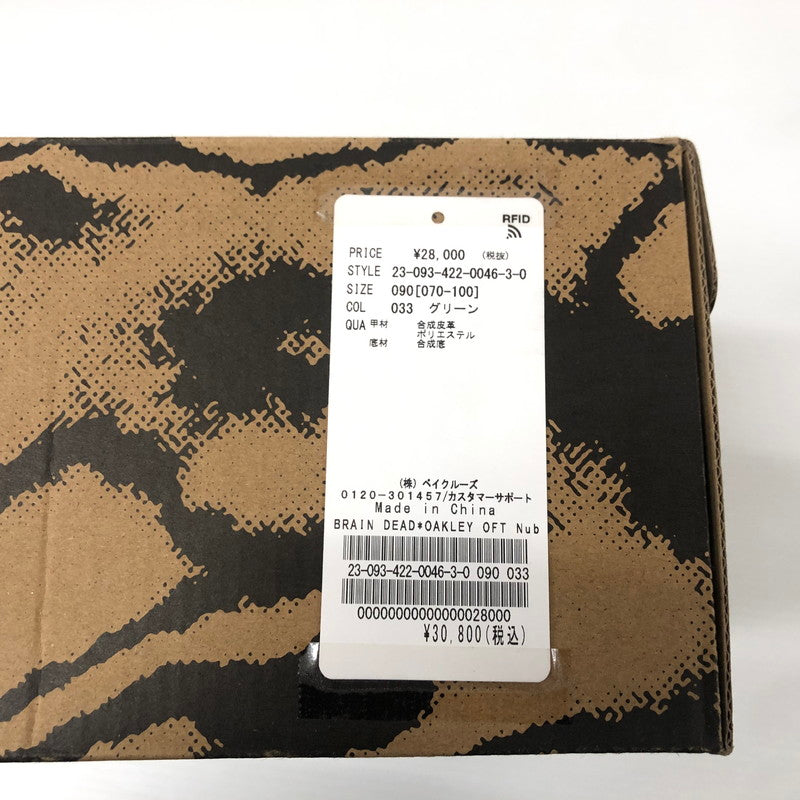 【中古品】【メンズ】 OAKLEY オークリー BLAIN DEAD CHOP SAW OLIVE NUBUCK ブレインデッド コラボ ヌバックチョップソー 164-240613-mw-4-tei サイズ：27.0㎝ カラー：カーキ 万代Net店