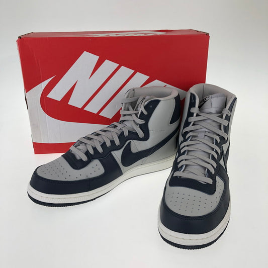 【中古美品】【メンズ】 NIKE ナイキ FB1832-001 TERMINATOR HIGH GEORGETOWN　GRANITE AND DARK OBSIDIAN 2022 160-250212-SY-05-iwa サイズ：29.0 カラー：GRAY NAVY 万代Net店