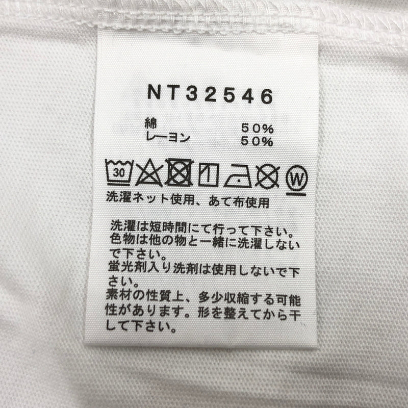 【中古美品】【メンズ】 THE NORTH FACE ザ・ノースフェイス S/S FLOWER LOGO TEE NT32546 フラワーロゴ 半袖Tシャツ トップス 144-260822-hn-06-fur サイズ：XL カラー：ホワイト 万代Net店