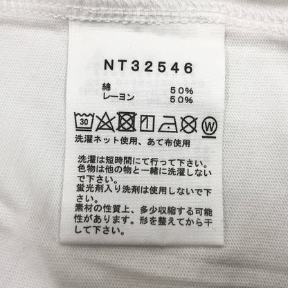 【中古美品】【メンズ】 THE NORTH FACE ザ・ノースフェイス S/S FLOWER LOGO TEE NT32546 フラワーロゴ 半袖Tシャツ トップス 144-260822-hn-06-fur サイズ：XL カラー：ホワイト 万代Net店