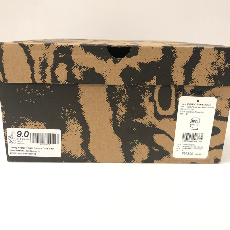 【中古品】【メンズ】 OAKLEY オークリー BLAIN DEAD CHOP SAW OLIVE NUBUCK ブレインデッド コラボ ヌバックチョップソー 164-240613-mw-4-tei サイズ：27.0㎝ カラー：カーキ 万代Net店