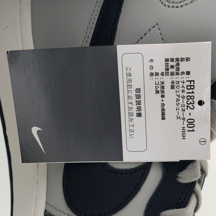 【中古美品】【メンズ】 NIKE ナイキ FB1832-001 TERMINATOR HIGH GEORGETOWN　GRANITE AND DARK OBSIDIAN 2022 160-250212-SY-05-iwa サイズ：29.0 カラー：GRAY NAVY 万代Net店