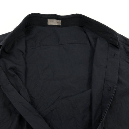 【中古品】【メンズ】 BALENCIAGA バレンシアガ コットンシャツ カジュアルシャツ 長袖 トップス 141-251225-hn-01-fur サイズ：42 カラー：ブラック 万代Net店