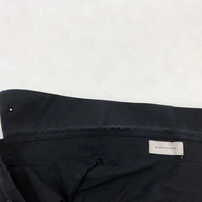 【中古品】【メンズ】 BALENCIAGA バレンシアガ コットンシャツ カジュアルシャツ 長袖 トップス 141-251225-hn-01-fur サイズ：42 カラー：ブラック 万代Net店