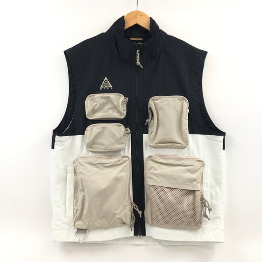 【中古品】【メンズ】 NIKE ACG ナイキ エーシージー NIKE AS M NRG ACG VEST CK7237-010 エナジー エーシージー ベスト アウター 144-260822-hn-09-fur サイズ：S カラー：ブラック/ホワイト/ベージュ 万代Net店