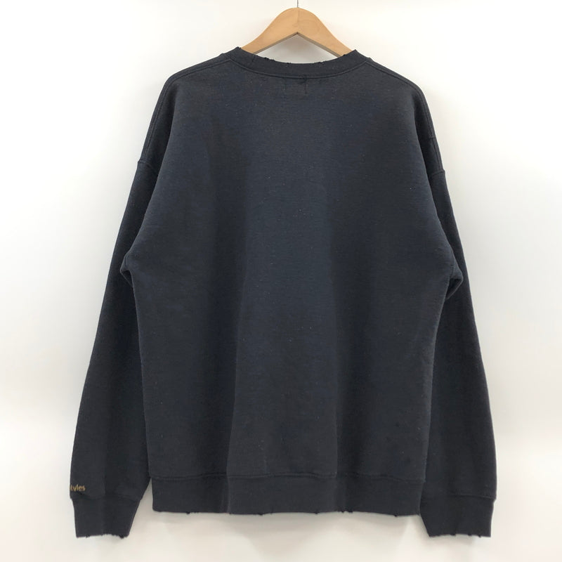 【中古品】【メンズ】 WIFFLE ウィッフル × Styles スタイルス WIFFLE THEWORLD FAMOUS MICKEY SWEAT 191241011059 ウィッフル ザワールド フェイマス ミッキースウェット 147-260822-hn-10-fur サイズ：XL カラー：ブラック 万代Net店