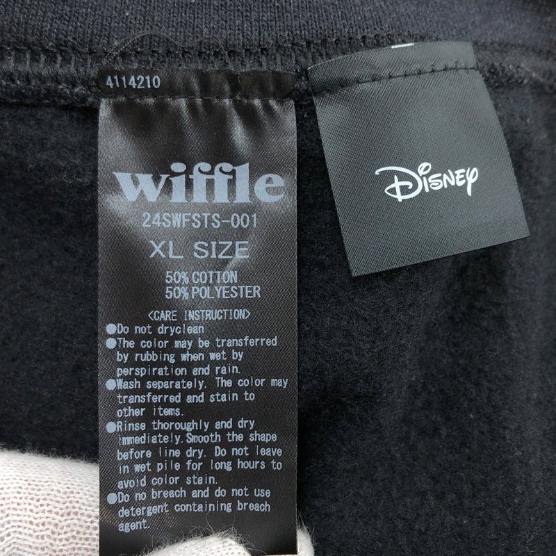 【中古品】【メンズ】 WIFFLE ウィッフル × Styles スタイルス WIFFLE THEWORLD FAMOUS MICKEY SWEAT 191241011059 ウィッフル ザワールド フェイマス ミッキースウェット 147-260822-hn-10-fur サイズ：XL カラー：ブラック 万代Net店