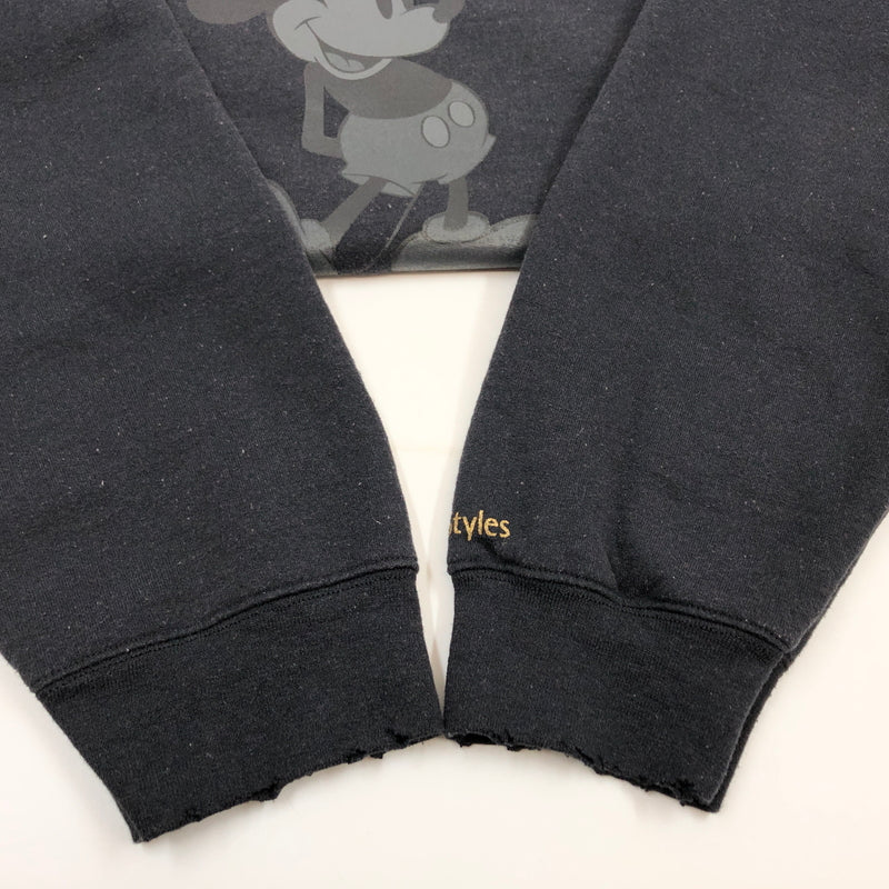 【中古品】【メンズ】 WIFFLE ウィッフル × Styles スタイルス WIFFLE THEWORLD FAMOUS MICKEY SWEAT 191241011059 ウィッフル ザワールド フェイマス ミッキースウェット 147-260822-hn-10-fur サイズ：XL カラー：ブラック 万代Net店