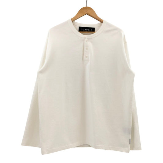 【中古品】【メンズ】 SUAVELE シュアーブル L/S Tee 長袖Tシャツ トップス 147-260311-hn-03-fur サイズ：2 カラー：ホワイト 万代Net店