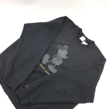 【中古品】【メンズ】 WIFFLE ウィッフル × Styles スタイルス WIFFLE THEWORLD FAMOUS MICKEY SWEAT 191241011059 ウィッフル ザワールド フェイマス ミッキースウェット 147-260822-hn-10-fur サイズ：XL カラー：ブラック 万代Net店