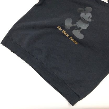 【中古品】【メンズ】 WIFFLE ウィッフル × Styles スタイルス WIFFLE THEWORLD FAMOUS MICKEY SWEAT 191241011059 ウィッフル ザワールド フェイマス ミッキースウェット 147-260822-hn-10-fur サイズ：XL カラー：ブラック 万代Net店