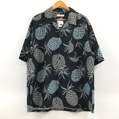 【中古品】【メンズ】 FREAK'S STORE フリークスストア ALOHA SHIRT 10-06-2489-01556 総柄 アロハシャツ カジュアルシャツ 半袖シャツ トップス 142-260823-hn-01-fur サイズ：L カラー：ブラック 万代Net店